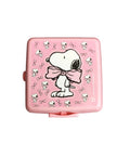Snoopy Lisanslı 4 Bölmeli 2 Katlı Plastik Beslenme Kutusu
