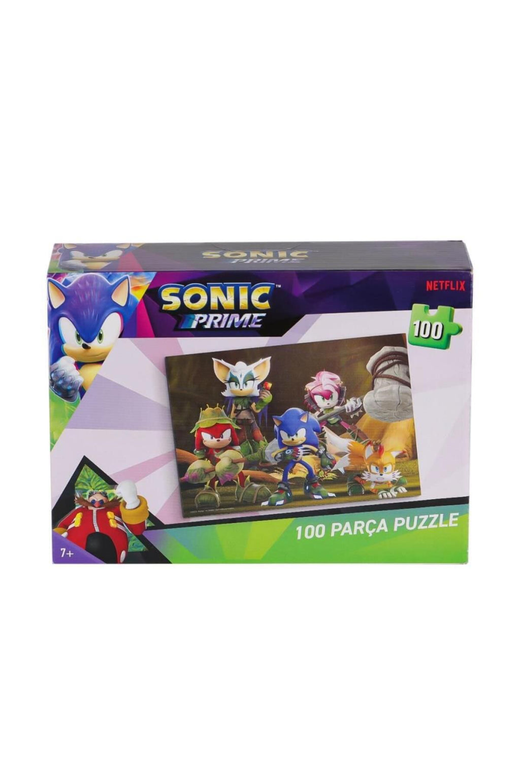 So7908 Sonic 100 Parça Puzzle - Laço Kids - Utku Oyuncak