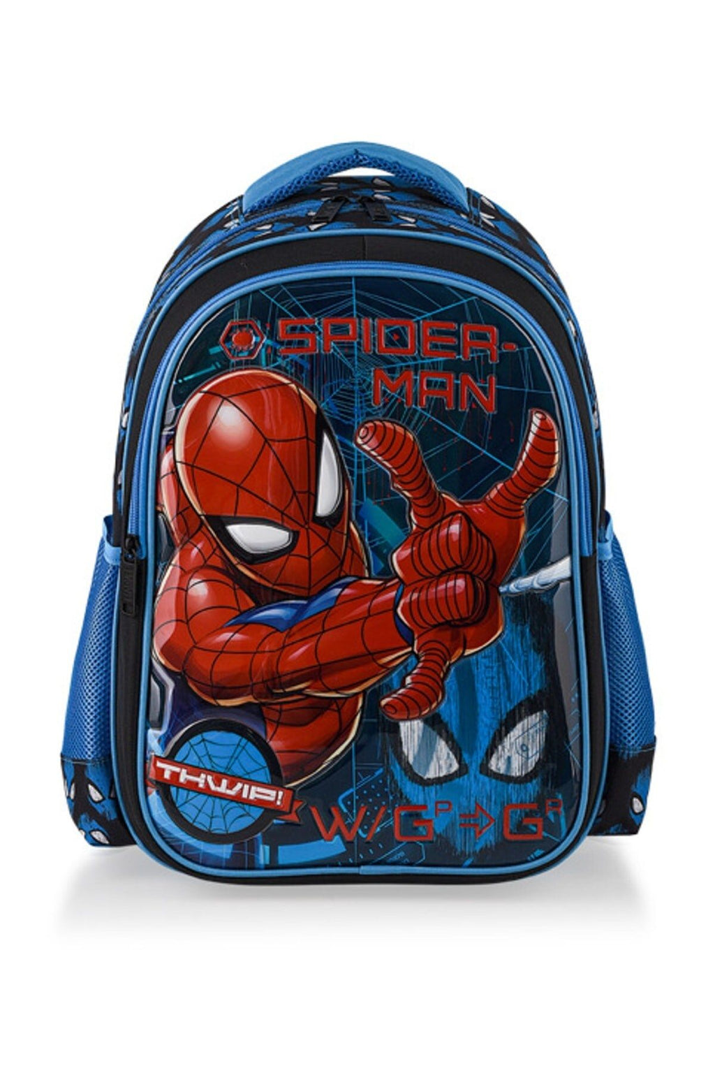 Spıderman Ilkokul Çantası Salto Tech W2 ve Beslenme Çantası