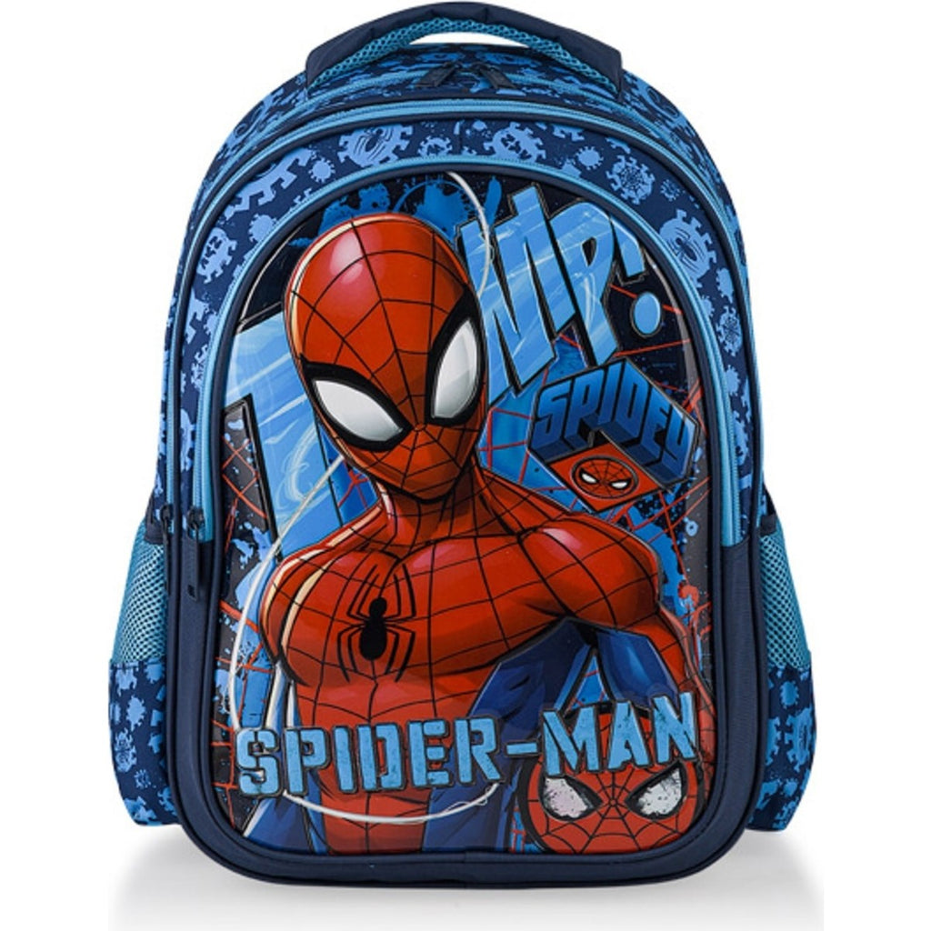 Spıderman Ilkokul Çantası Trıo Stand Tall ve Beslenme Çantası