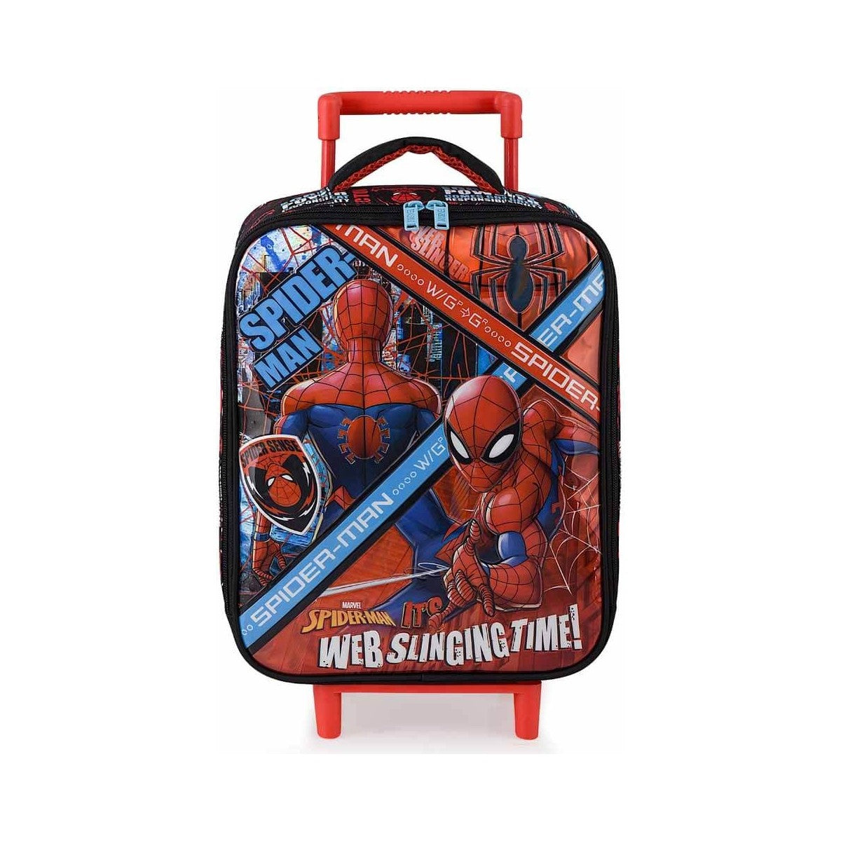 Spiderman Web Slinging Time Çekçekli Anaokul Çantası 41347