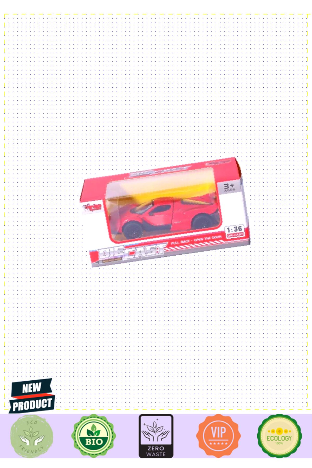 Sr-2210-11-12-13 Çek Bırak Spor Araba 1:36 -vardem Kız Erkek Çocuk Oyuncakları Eğitici Oyunca