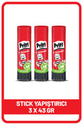 Stick Yapıştırıcı 43 gr. (3 Adet)