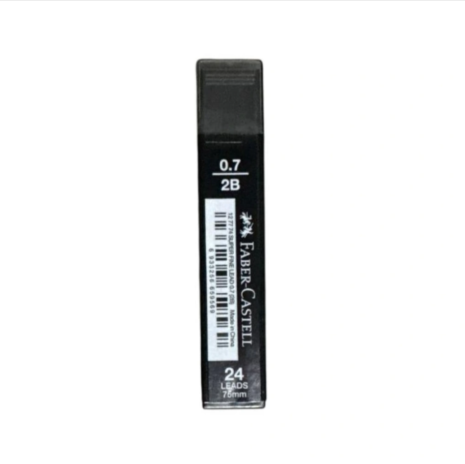 Süper Fine Kurşun Kalem Ucu (Min) T. Black 0.7mm 2B 75mm 24 Lü Tüp 5 adet