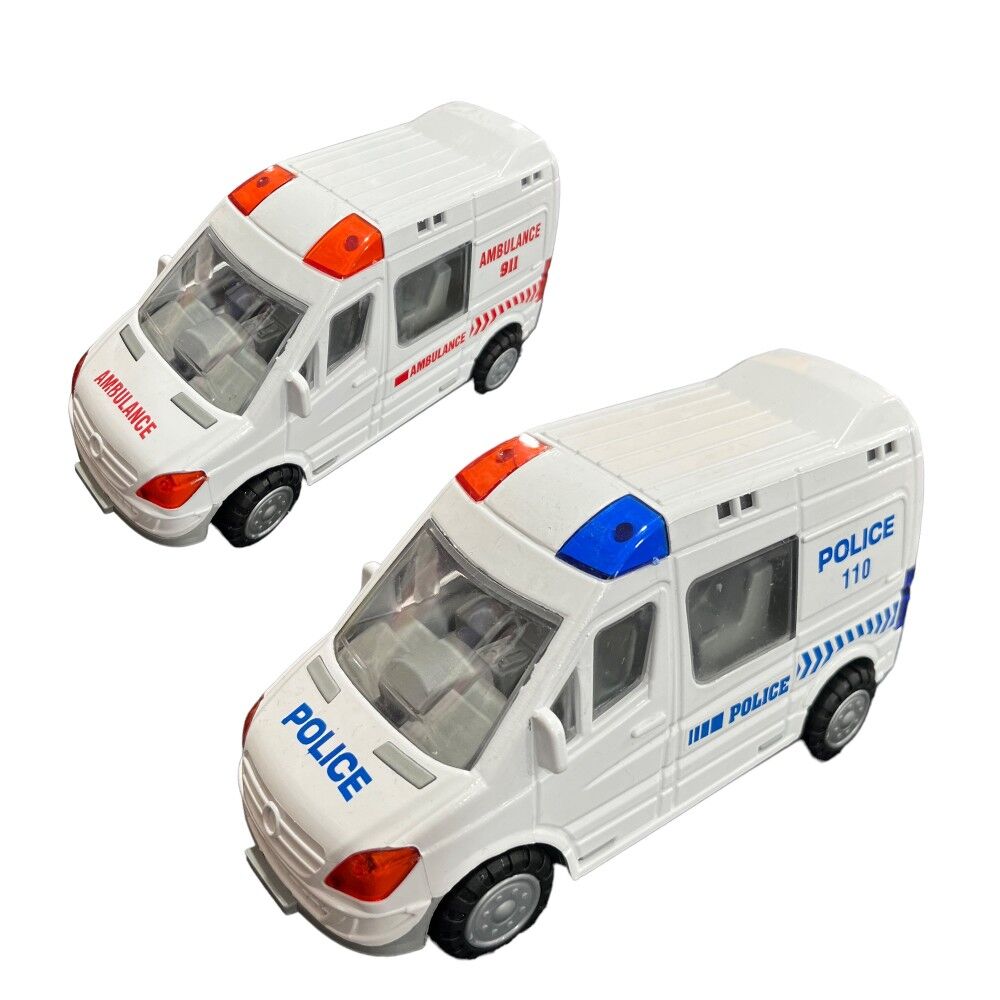 Sürtmeli Polis ve İtfaiye Minibüsleri