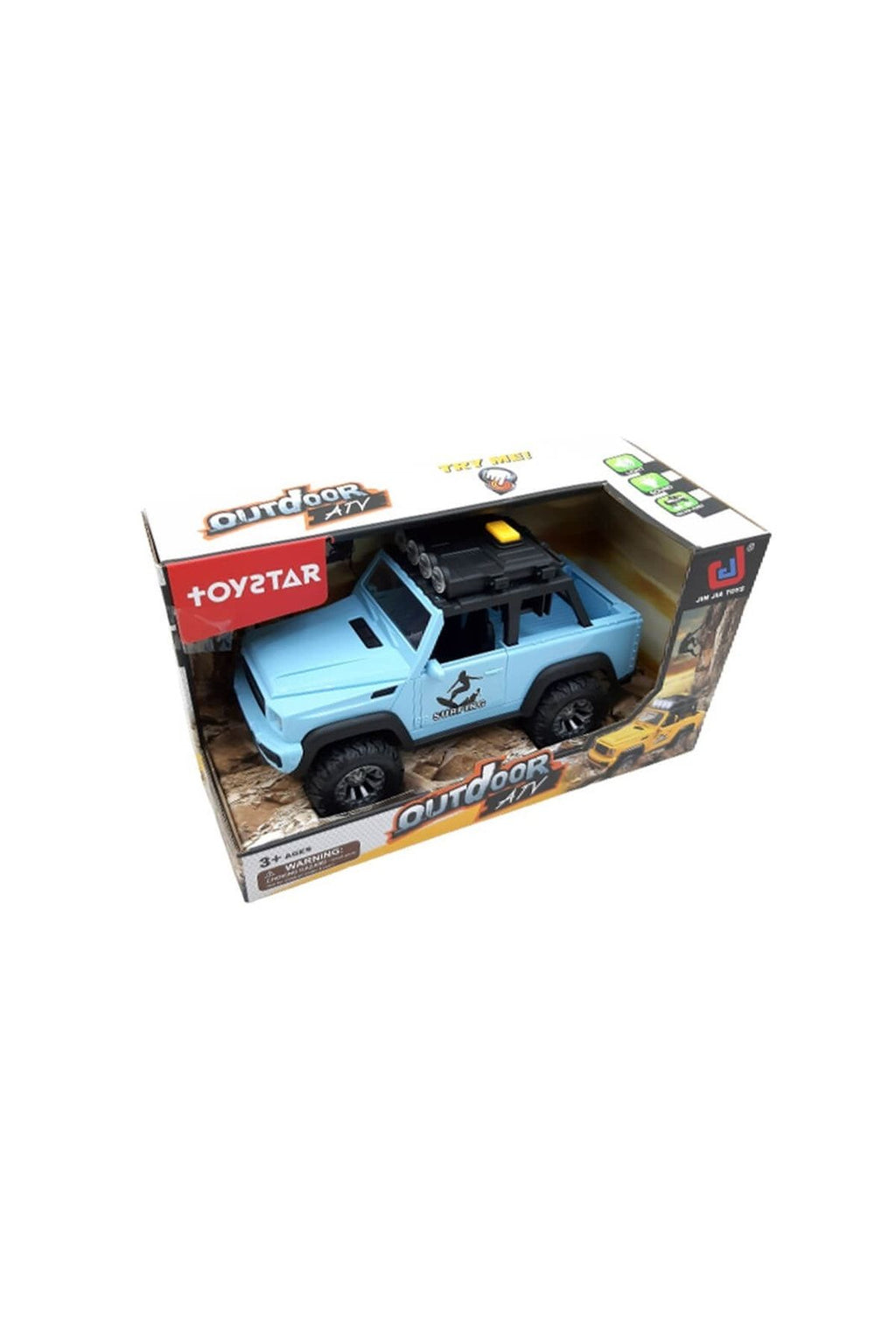 Sürtmeli Pilli Sesli Jeep