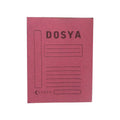 Tam Kapak Dosya Karton Pembe 1 Paket 50 Adet