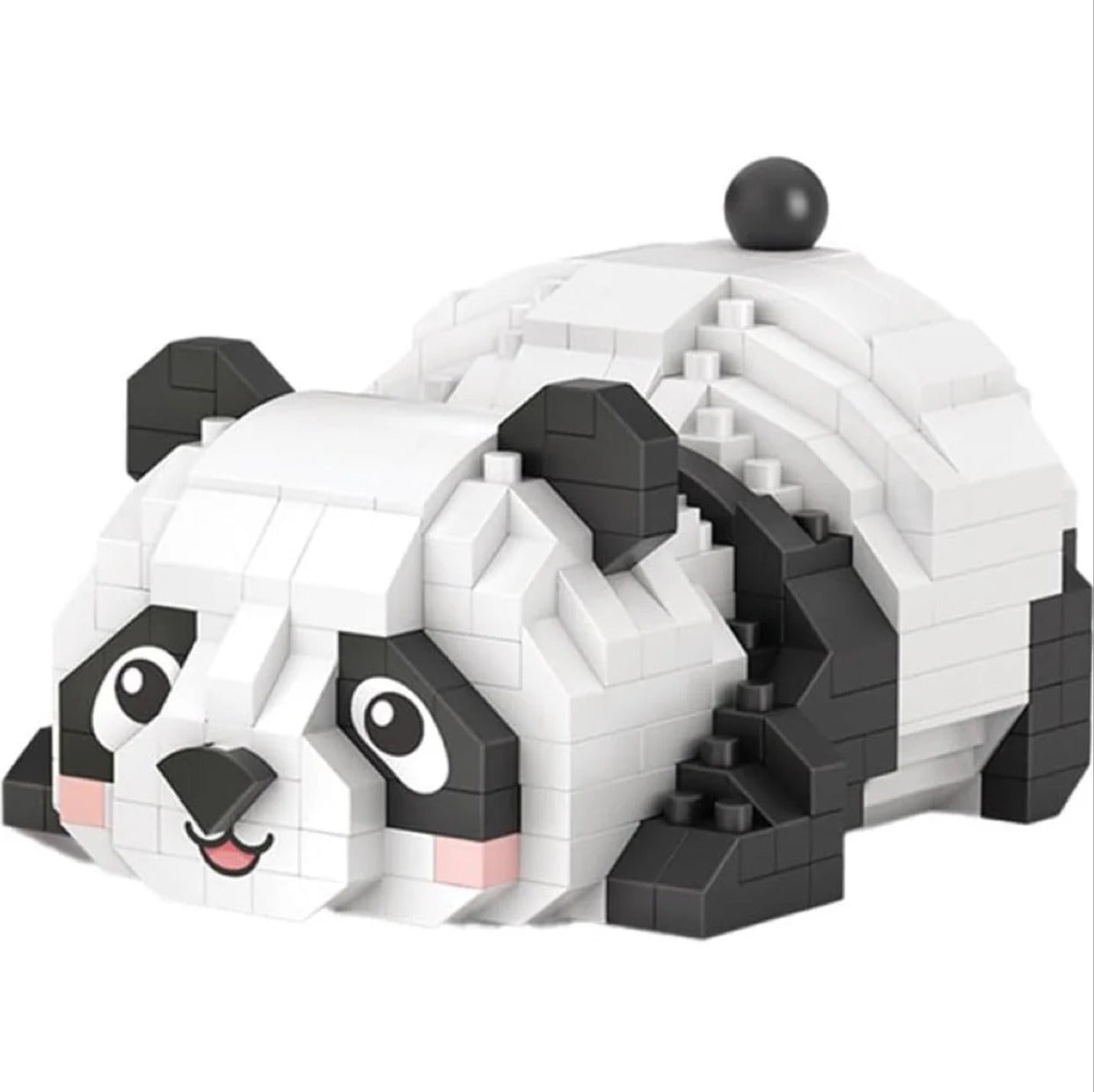 LOZ Tatlış Serisi: Bitkin Panda | 340 Parça Mikro Bloklar | 14+ Yaş | Hayvan Maketi