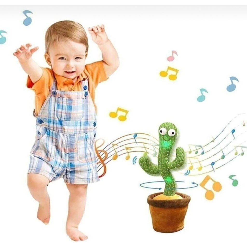 Tekno Trust Ses Taklitli Dans Eden Konusan Kaktüs Isıklı Şarjlı Saksi Peluş Oyuncak Toy