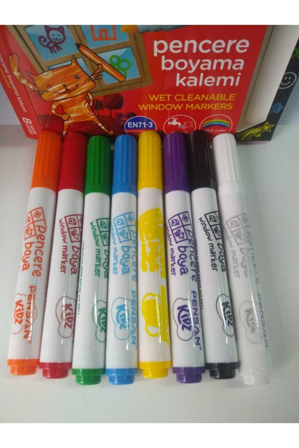 Temizlenebilir Pencere Boyama Kalemi ( Pencere Markör)