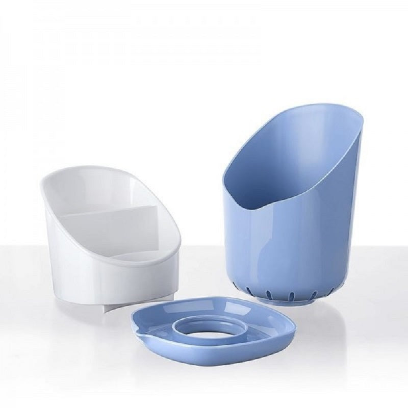 Titiz Orca Kurutma Tezgahlı, BPA'sız, 3 bölmeli Plastik Kaşıklık 20cm