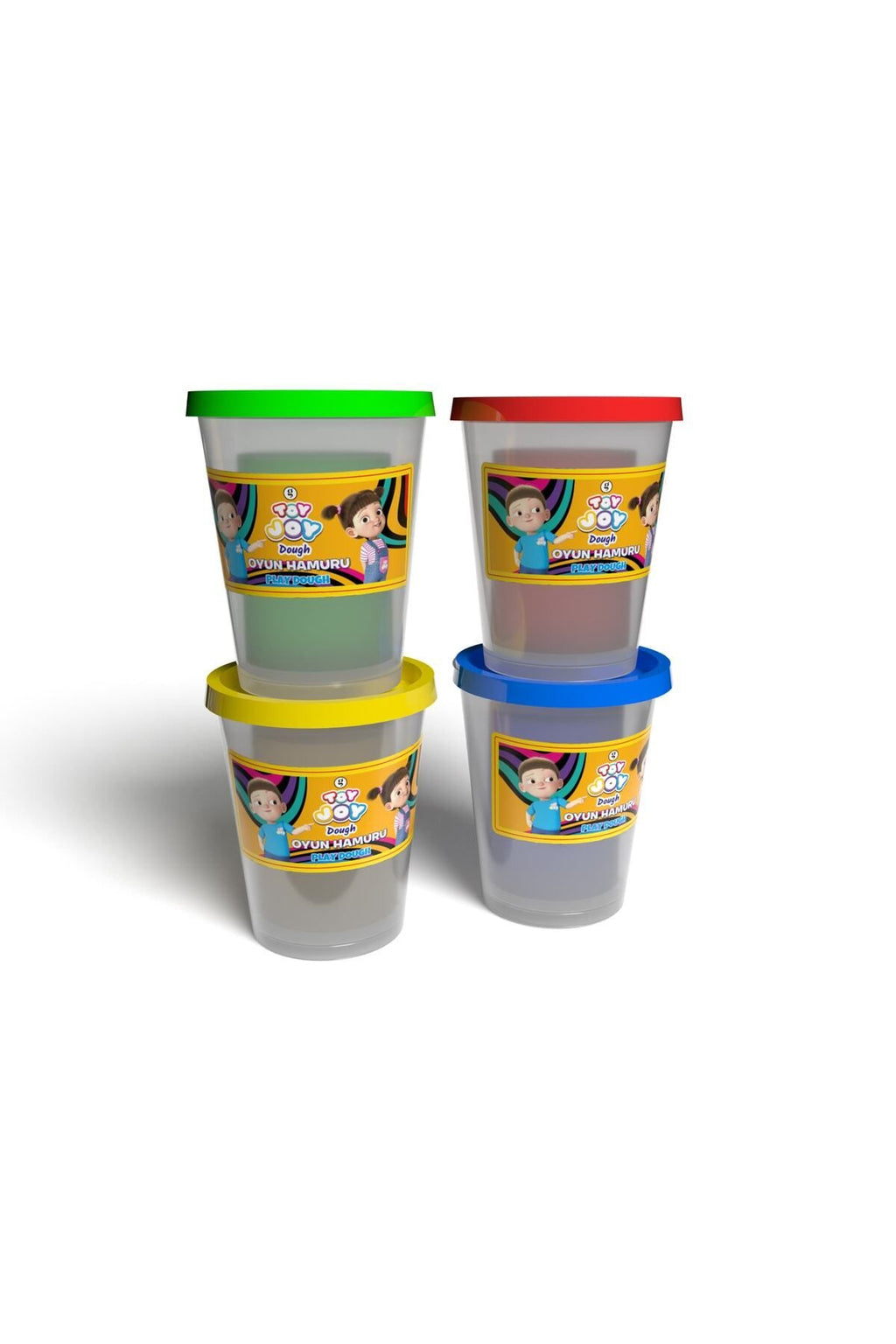 Toy Joy Dough 4'lü Oyun Hamuru