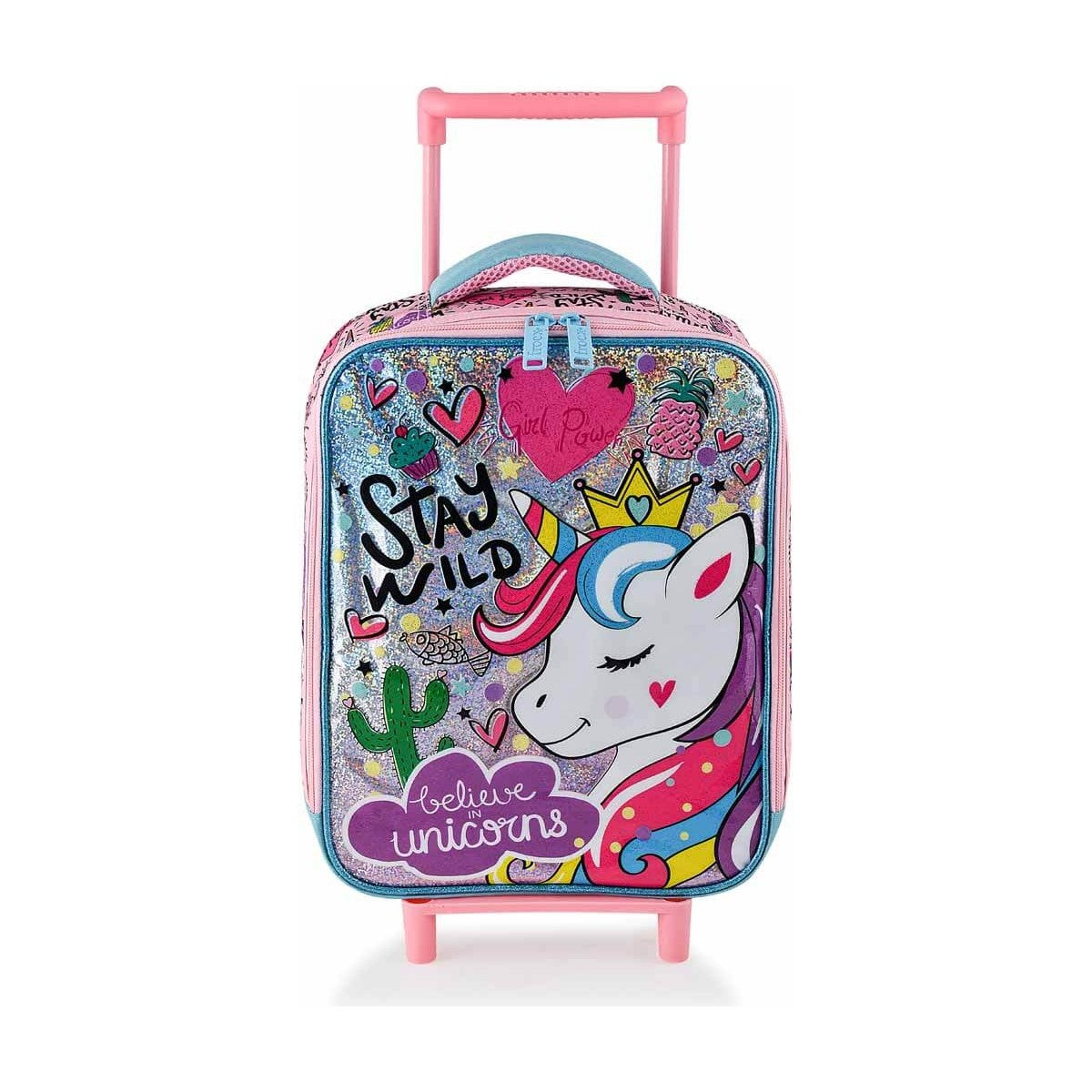 Unicorn Girl Power Çekçekli Anaokul Çantası 48310