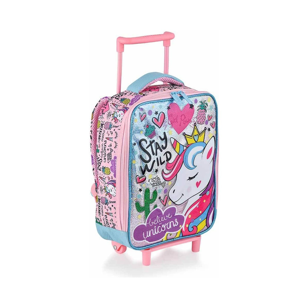 Unicorn Girl Power Çekçekli Anaokul Çantası 48310