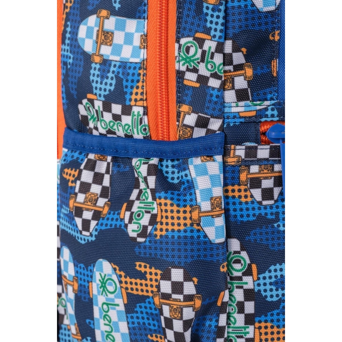 Unisex Çocuk Benetton Çift Bölmeli Ilkokul Sırt Çantası 3693