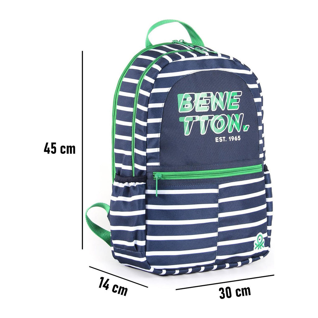 Unıted Colors Of Benetton. Çift Bölmeli Ilkokul Çantası 03745