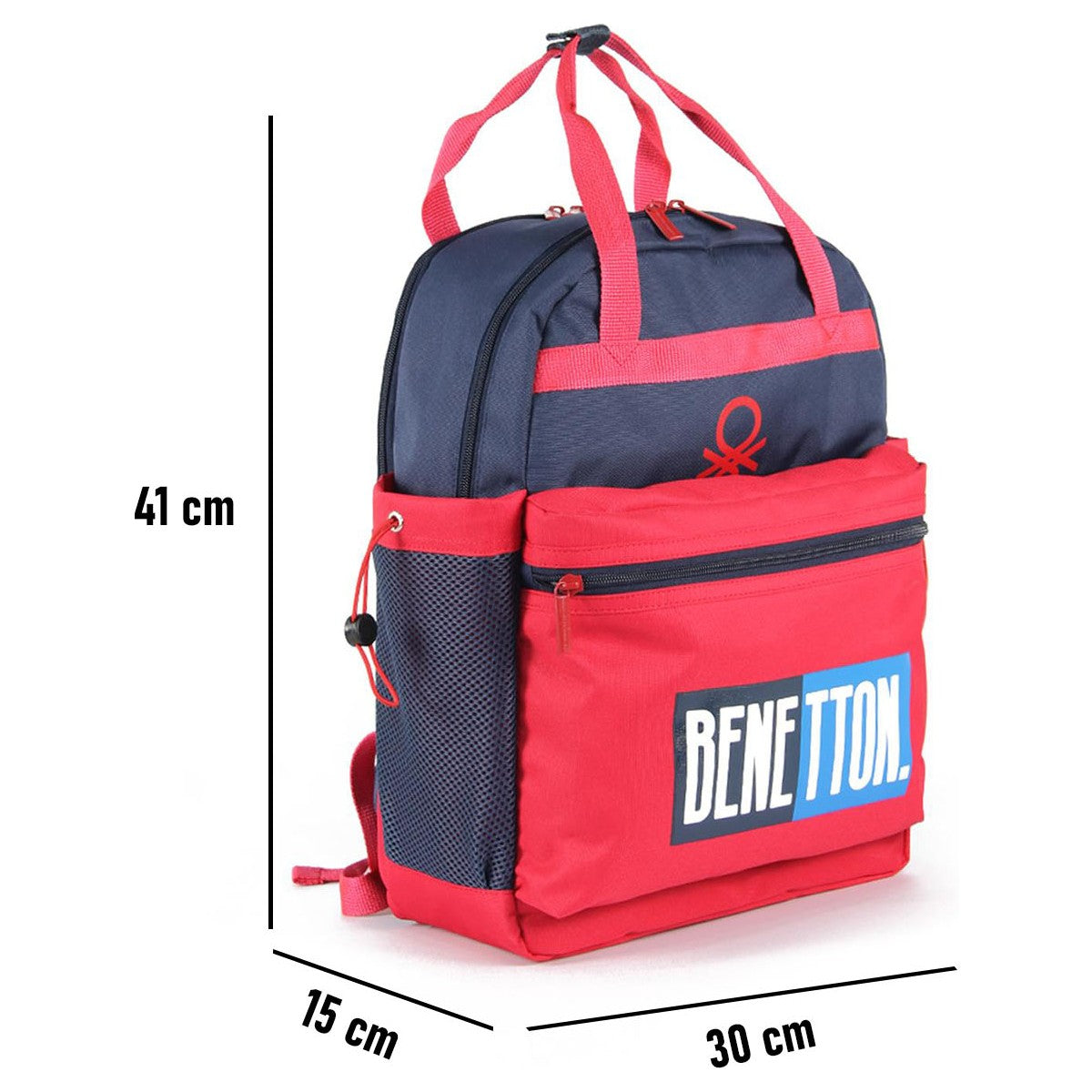 Unıted Colors Of Benetton. Çift Bölmeli Sırt Çantası 03790