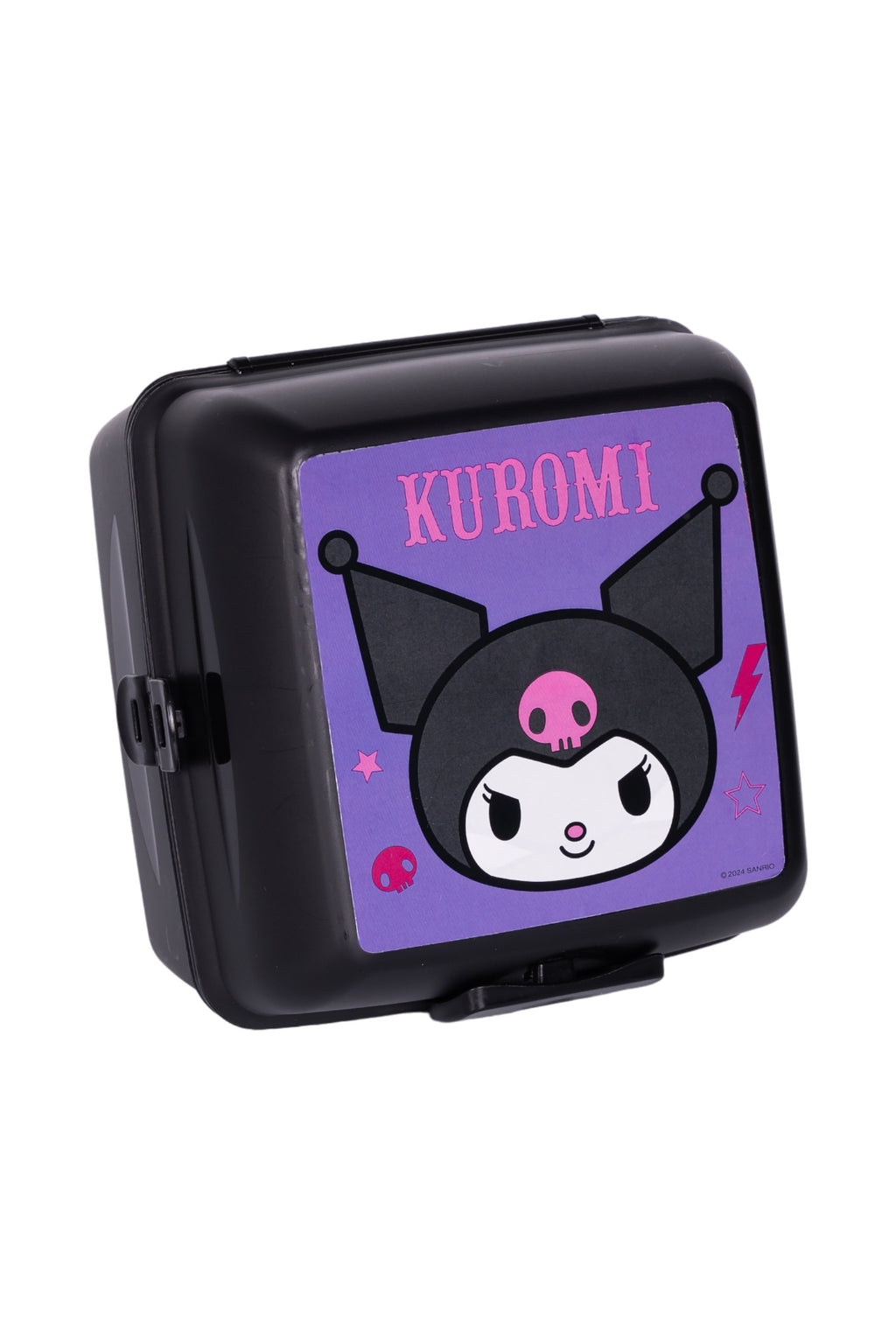 Wiggle Kuromi 4 Bölmeli Çocuk Beslenme Kutusu - Yemek Saklama Kabı Kaşık ve Çatallı