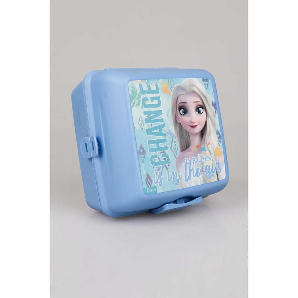 Yeni Sezon Cool Gırl Lisanslı Frozen Elsa 2 Katlı Beslenme Kutusu / Lunch Box