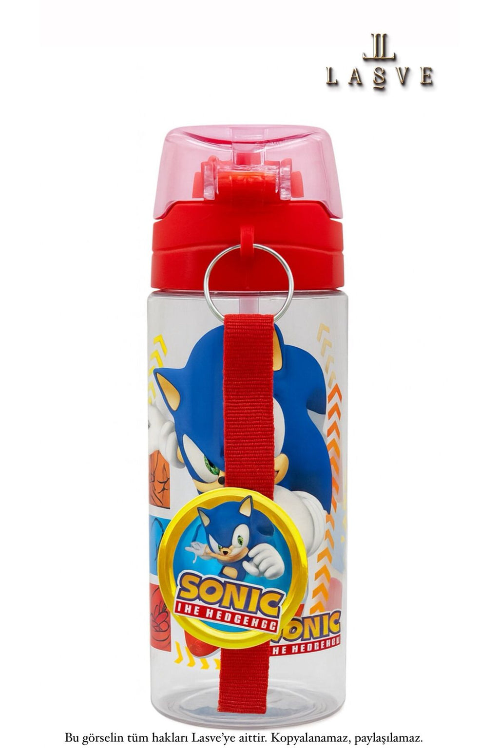YENİ SEZON LİSANSLI 500ML MATARA PİPETLİ ÖZEL TASARIM