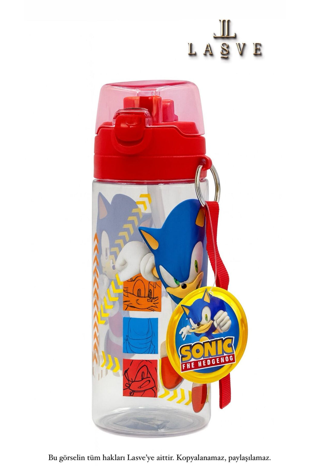 YENİ SEZON LİSANSLI 500ML MATARA PİPETLİ ÖZEL TASARIM