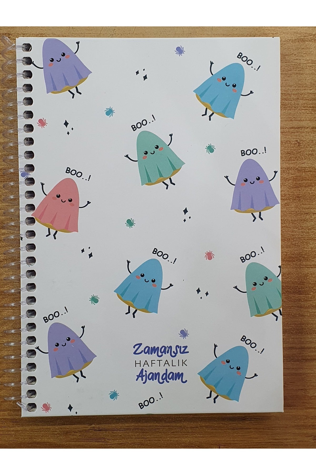 Zamansız Haftalık Ajanda 17x24cm Sert Kapak Haftalık Defter