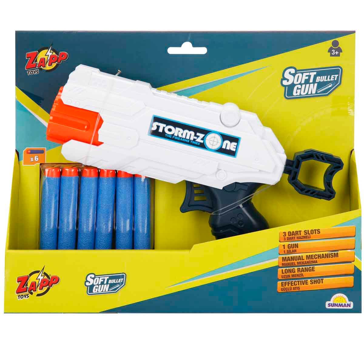 Zapp 6 Mermili Sünger Dart Atan Silah