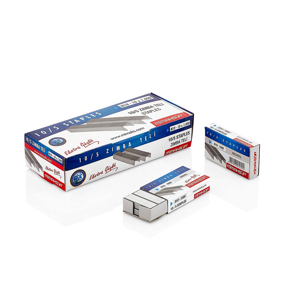 Küçük Zımba Teli N-10 10/ 5 Nikel 1000li